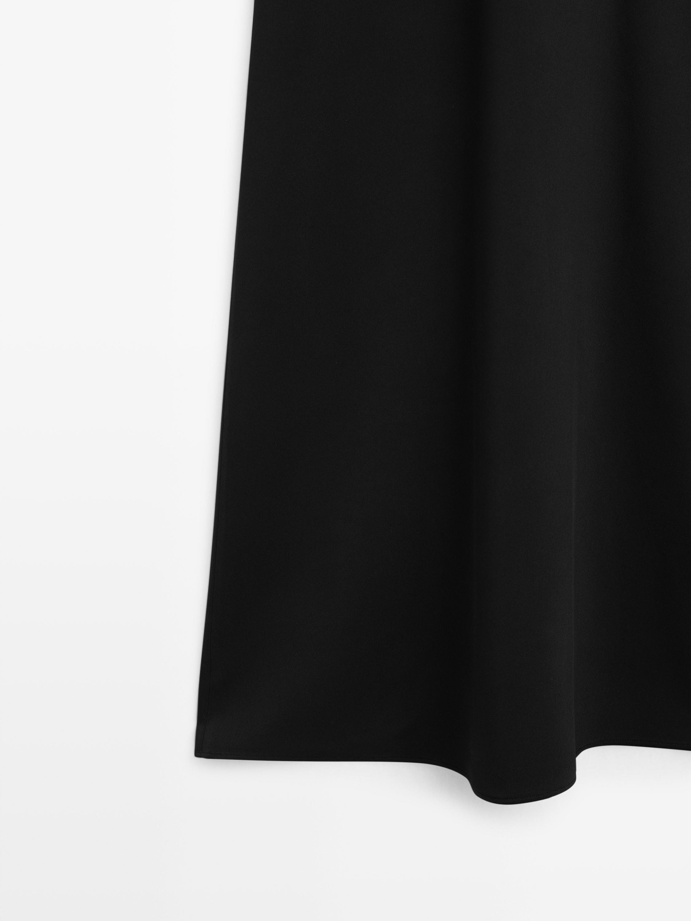 Robe fluide manches courtes
